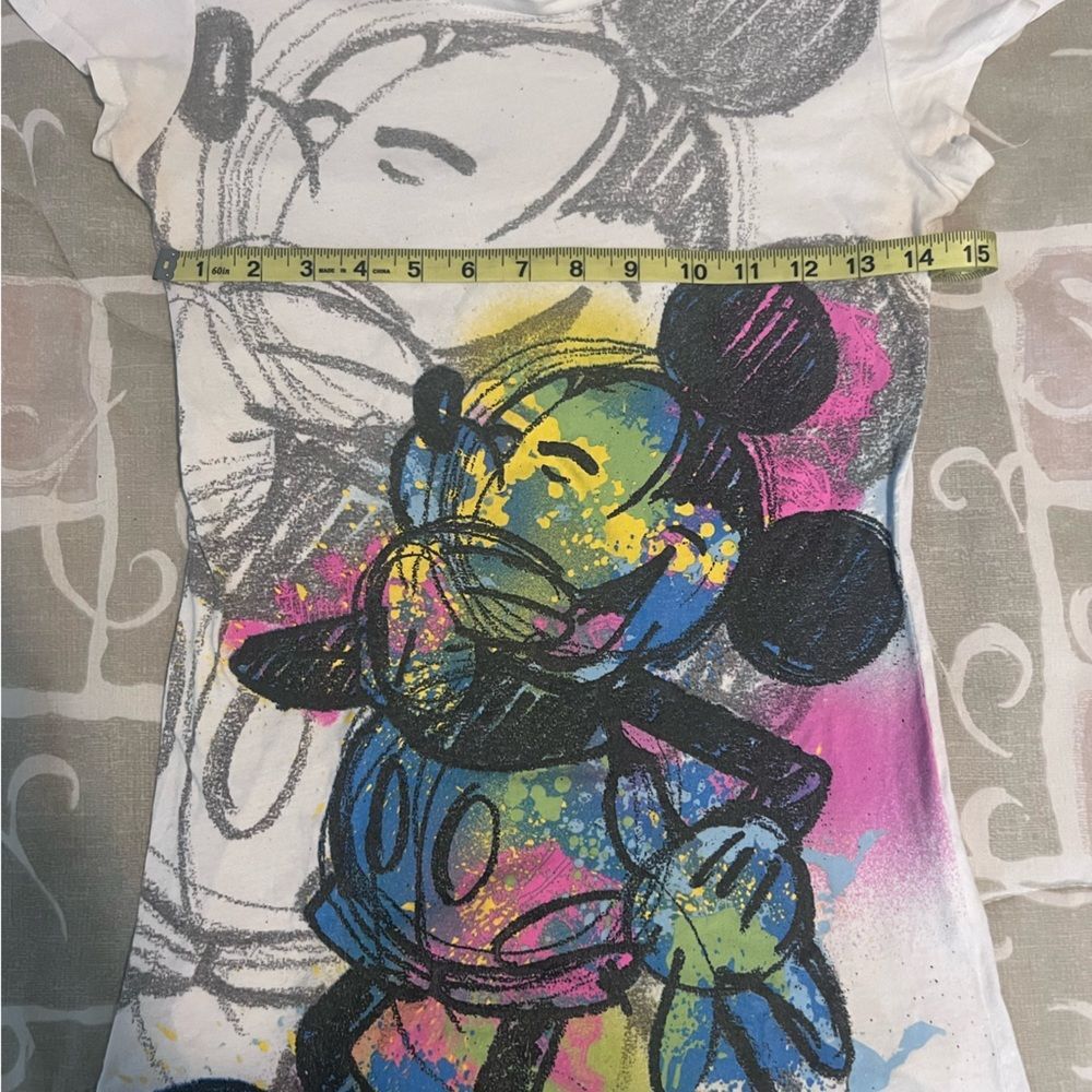 Sketch Messy paint Mickey shirt - Picture 6 of 6